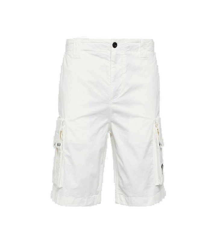 Photo: C.P. Company Cotton-blend twill cargo shorts