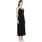 Maison Margiela Black Taped Slip Maxi Dress