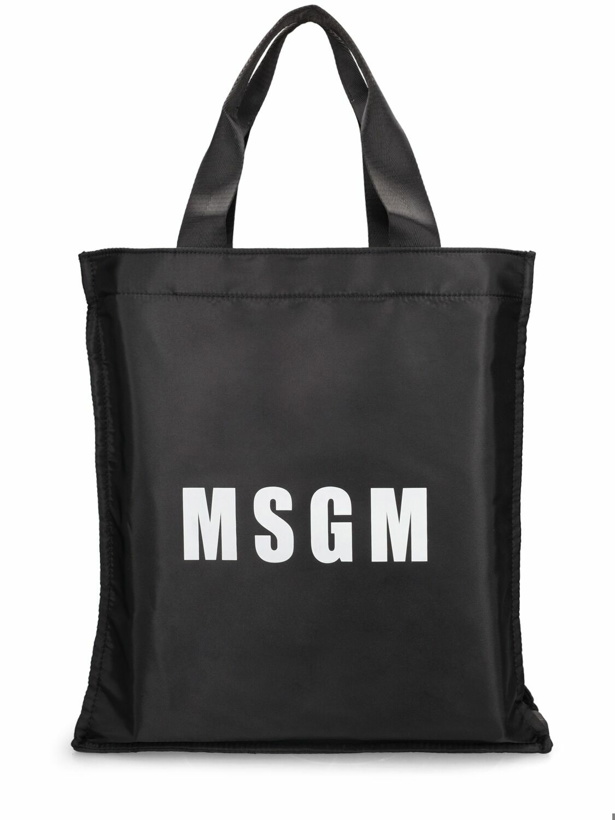 Photo: MSGM - Nylon Logo Tote Bag