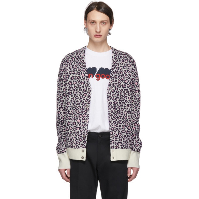 Photo: Noon Goons Off-White Chatterbox Cardigan