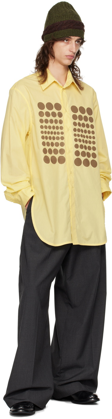Edward Cuming Yellow Triptina Printed Shirt