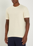 Paige Brimmer Waffle T-shirt Ecru