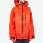 Goldwin Men's GORE-TEX 3L Jacket in Vermilion Orange