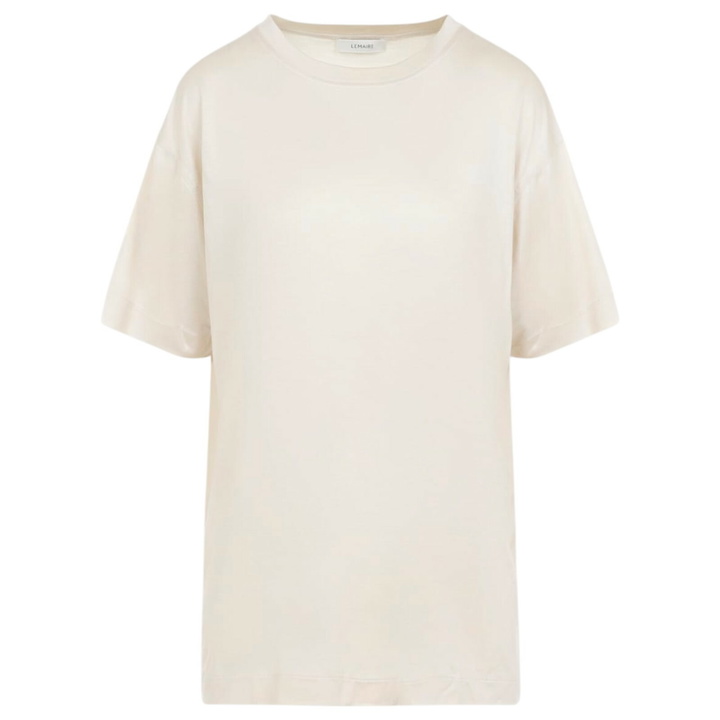 Photo: Lemaire T-shirt In Beige Silk