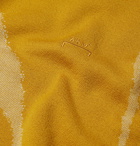 A-COLD-WALL* - Logo-Embroidered Intarsia Wool Sweater - Yellow