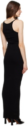 ÉTERNE Black Tank Maxi Dress
