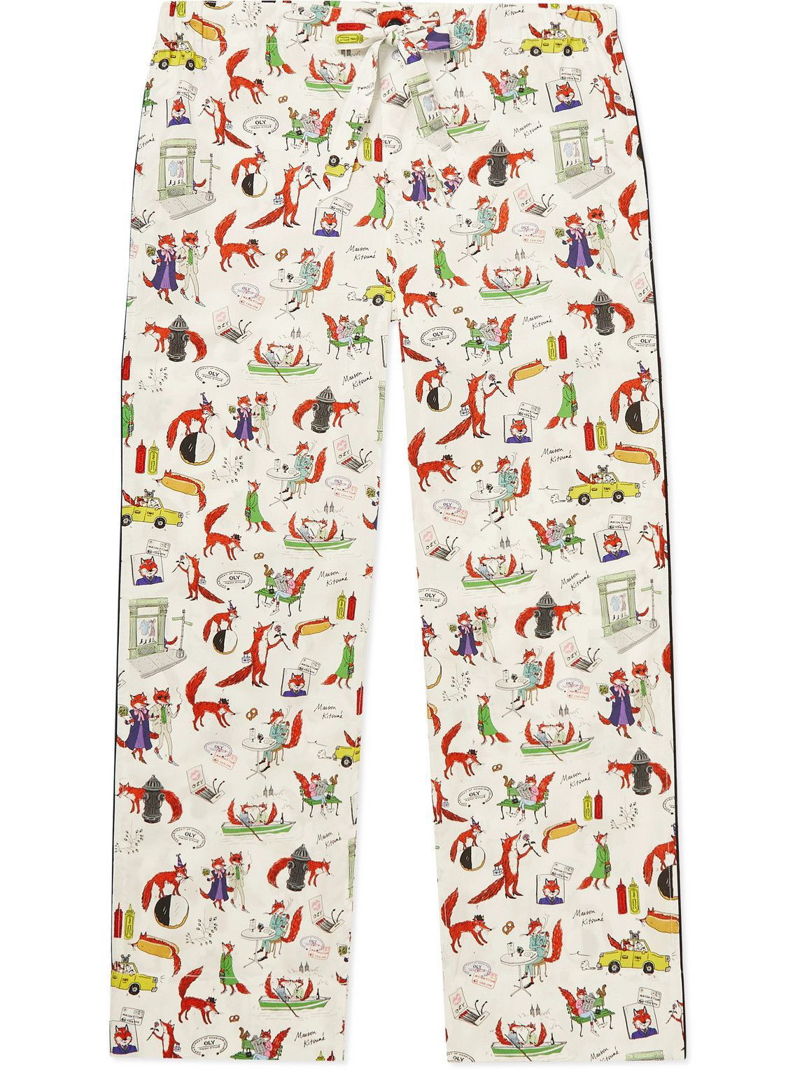 Maison Kitsuné - Olympia Le-Tan Printed Cotton-Poplin Pyjama 