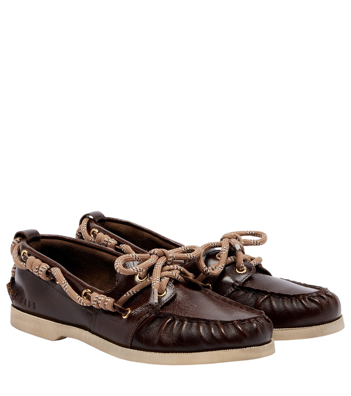 Photo: Golden Goose Cruise leather boat shoes