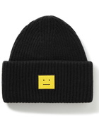 Acne Studios - Logo-Appliquéd Ribbed Wool Beanie