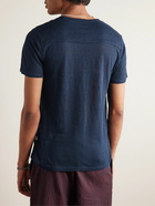 Onia - Linen T-Shirt - Blue