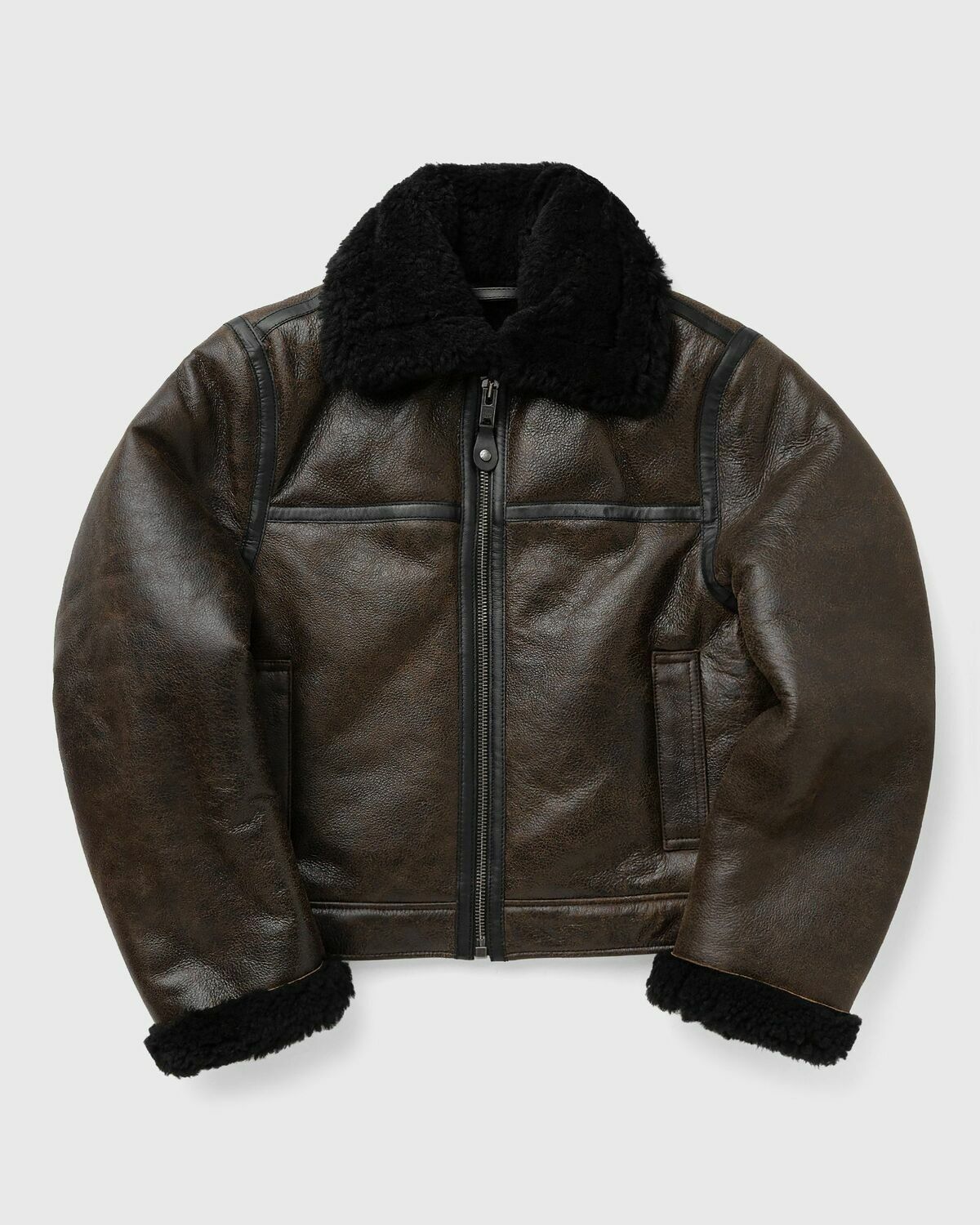 Samsøe & Samsøe X Schott SAFREYA JACKET Brown Womens Bomber Jacket