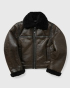 Samsøe & Samsøe X Schott SAFREYA JACKET Brown Womens Bomber Jacket