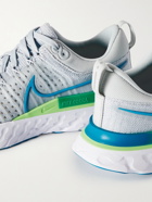 Nike Running - React Infinity Run 2 Flyknit Running Sneakers - Gray