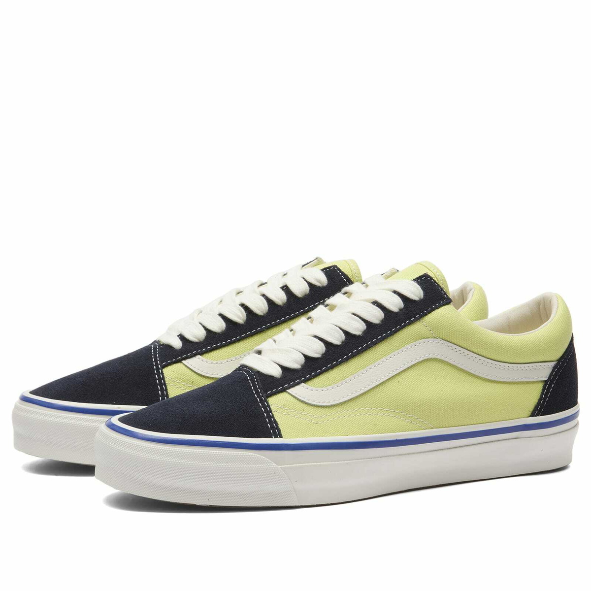 Vans LX Old Skool sneaker in Nineties Navy/Lime