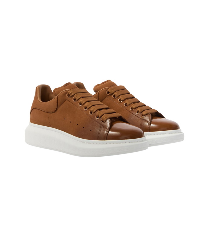 Photo: McQueen Oversized leather sneakers