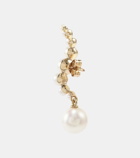 Mateo 14kt gold drop earrings with pearls