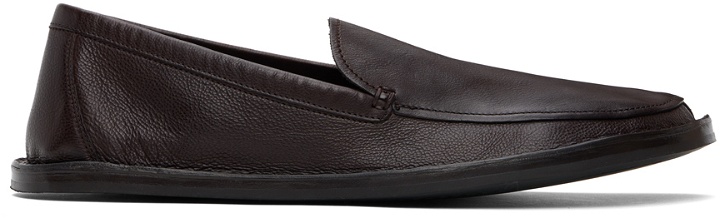 Photo: The Row Brown Cary V1 Loafers