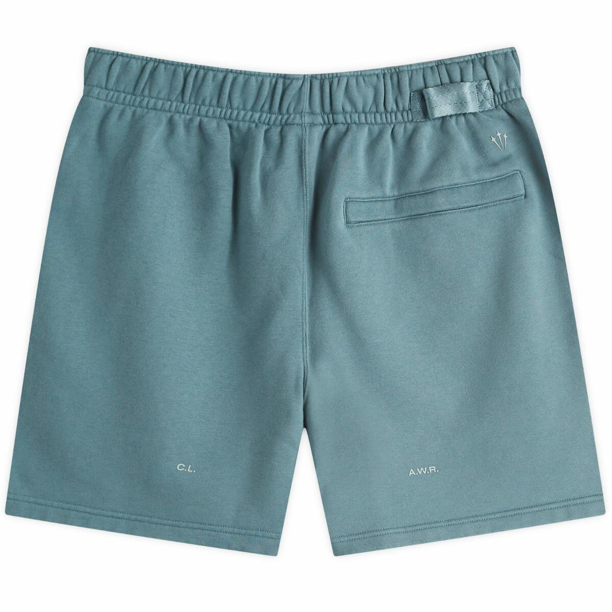 Nike Nocta Cardinal Stock Fleece Short in Mineral Slate Nike Nocta Cardinal Stock Fleece Short in Mineral Slate