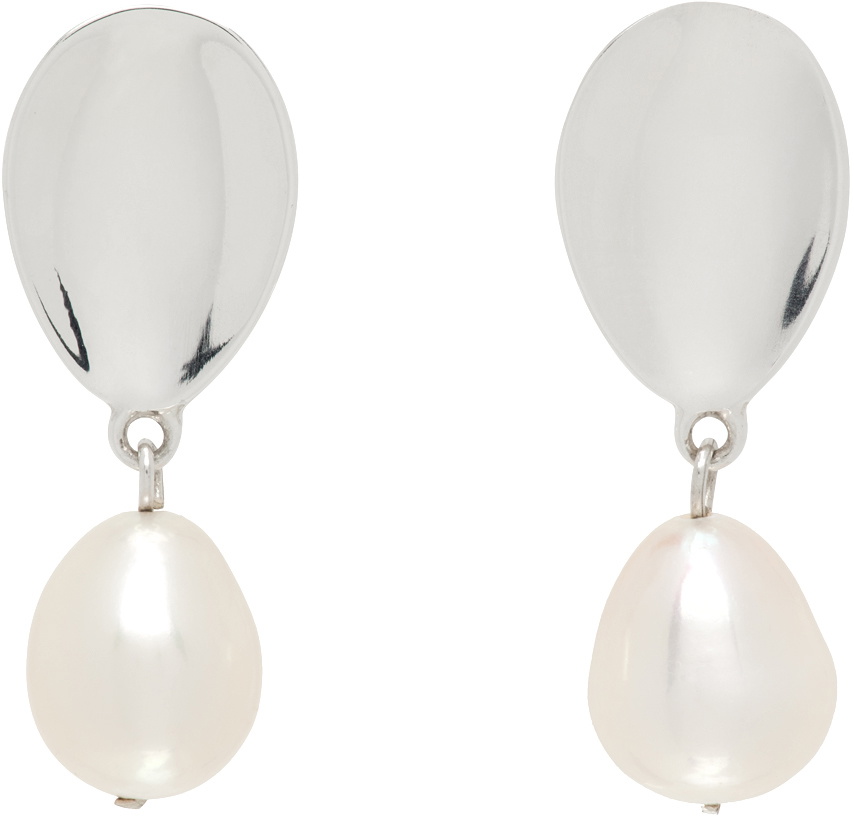 Sophie Buhai Silver Everyday Pearl Drop Earrings Sophie Buhai