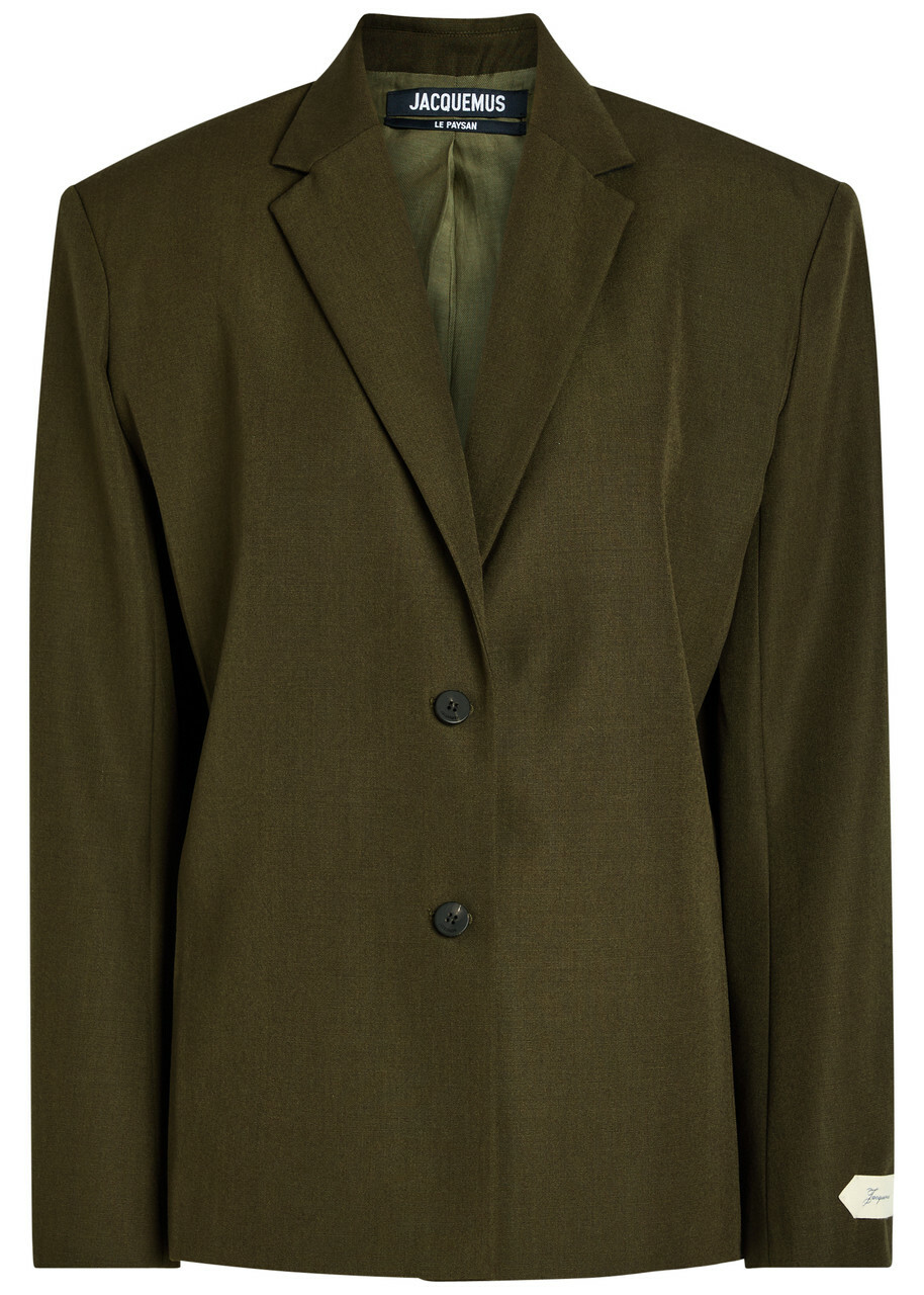 Jacquemus Green La Veste Tablier Blazer Jacquemus