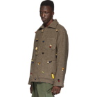 Bode Brown Wool Tweed Jacket