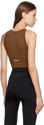 VAARA Brown Essential Seamless Sport Top