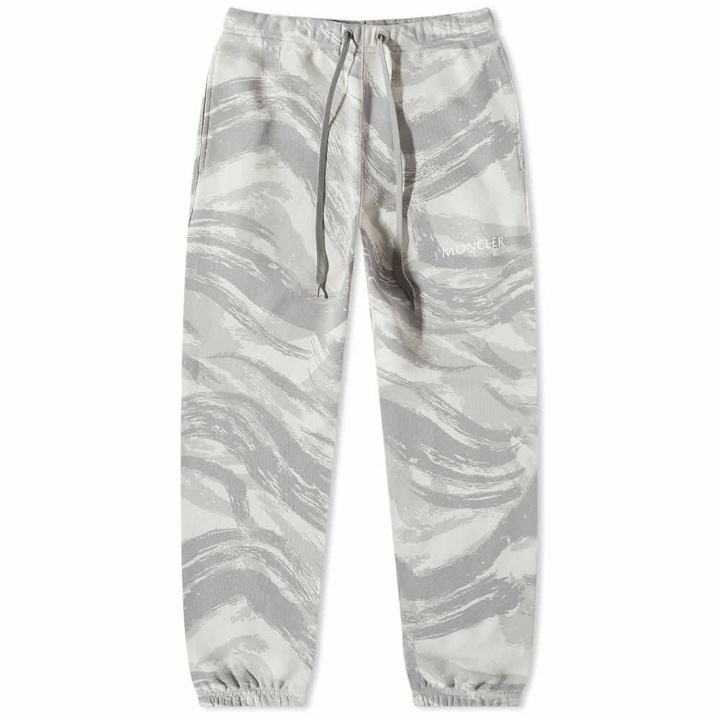 Photo: Moncler Men's Genius x HYKE Camo Print Sweat Pant in Grey