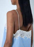 Miu Miu Striped Slip Mini Dress