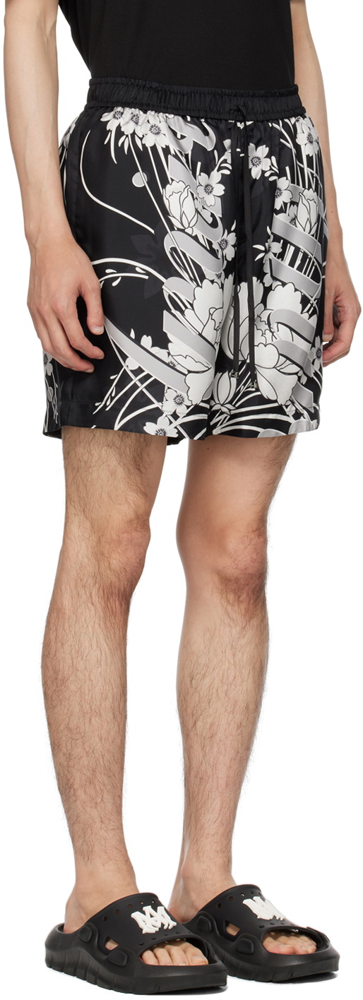 Amiri Bandana Floral Short Shorts 300040344blk main image 0