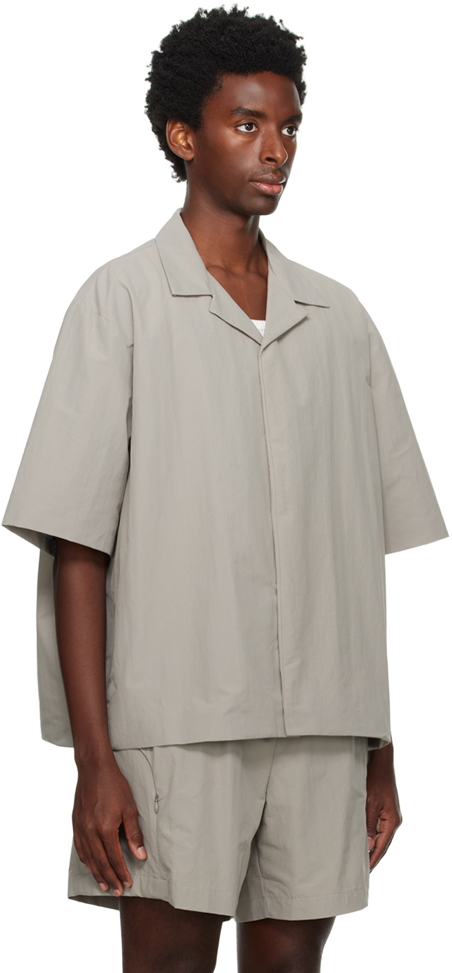 Seventh Gray Crinkled Shirt