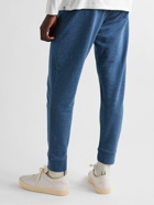 Peter Millar - Lava Wash Slim-Fit Tapered Stretch Cotton and Modal-Blend Jersey Sweatpants - Blue