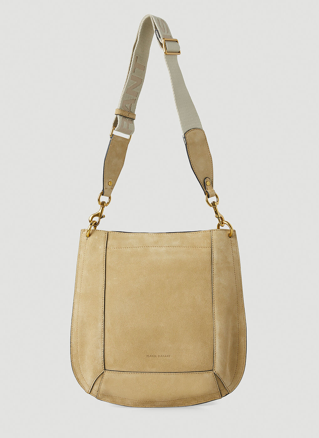 Oskan Shoulder Bag in Beige Isabel Marant