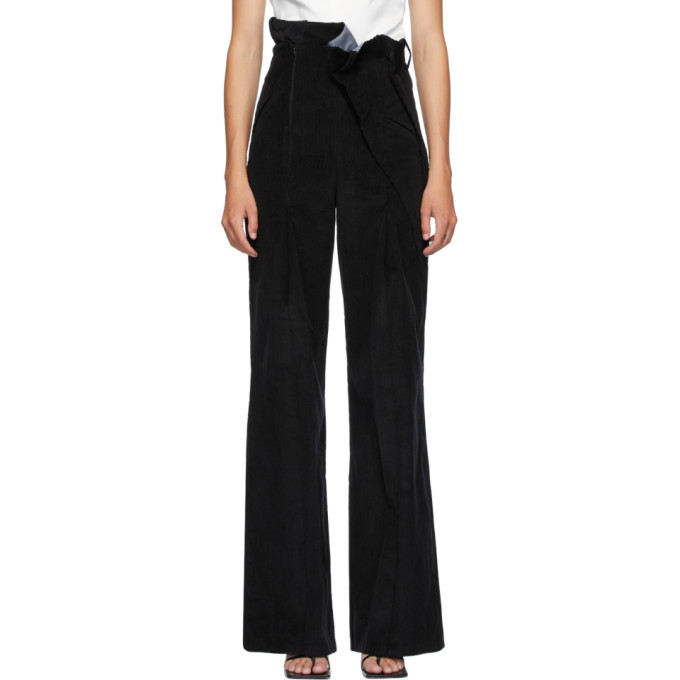 Situationist SSENSE Exclusive Black Corduroy Trousers