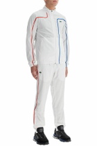 LACOSTE 'sporty tracksuit with contrasting stitching White