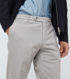 Loro Piana - Pantaflat cotton slim pants