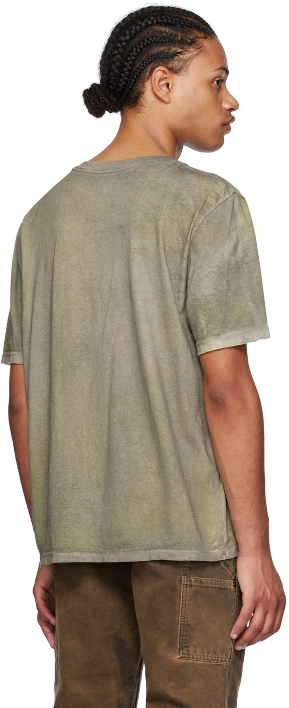 NotSoNormal Taupe Sprayed T-Shirt