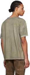 NotSoNormal Taupe Sprayed T-Shirt