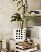 Ferm Living Ceramic Basket Small White - Mens - Home Deco