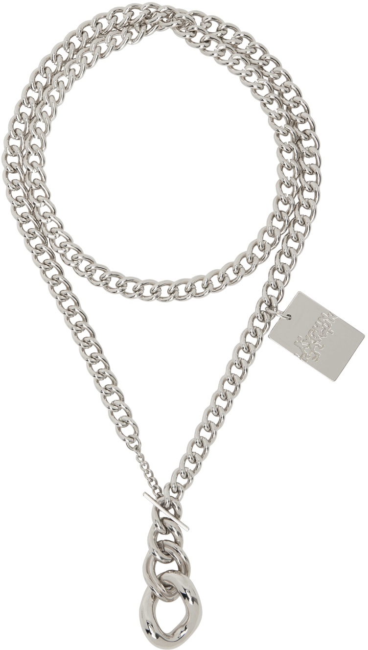 TAKAHIROMIYASHITA TheSoloist. Silver Gradation Curb Chain Necklace ...