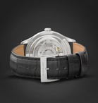 Montblanc - Heritage Chronométrie Automatic 40mm Stainless Steel and Alligator Watch, Ref. No. 112533 - Silver