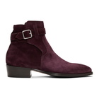 Paul Smith Burgundy Denza Buckle Boots