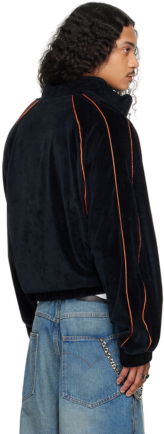 LU'U DAN Black Supa Sleaze Track Jacket LU'U DAN