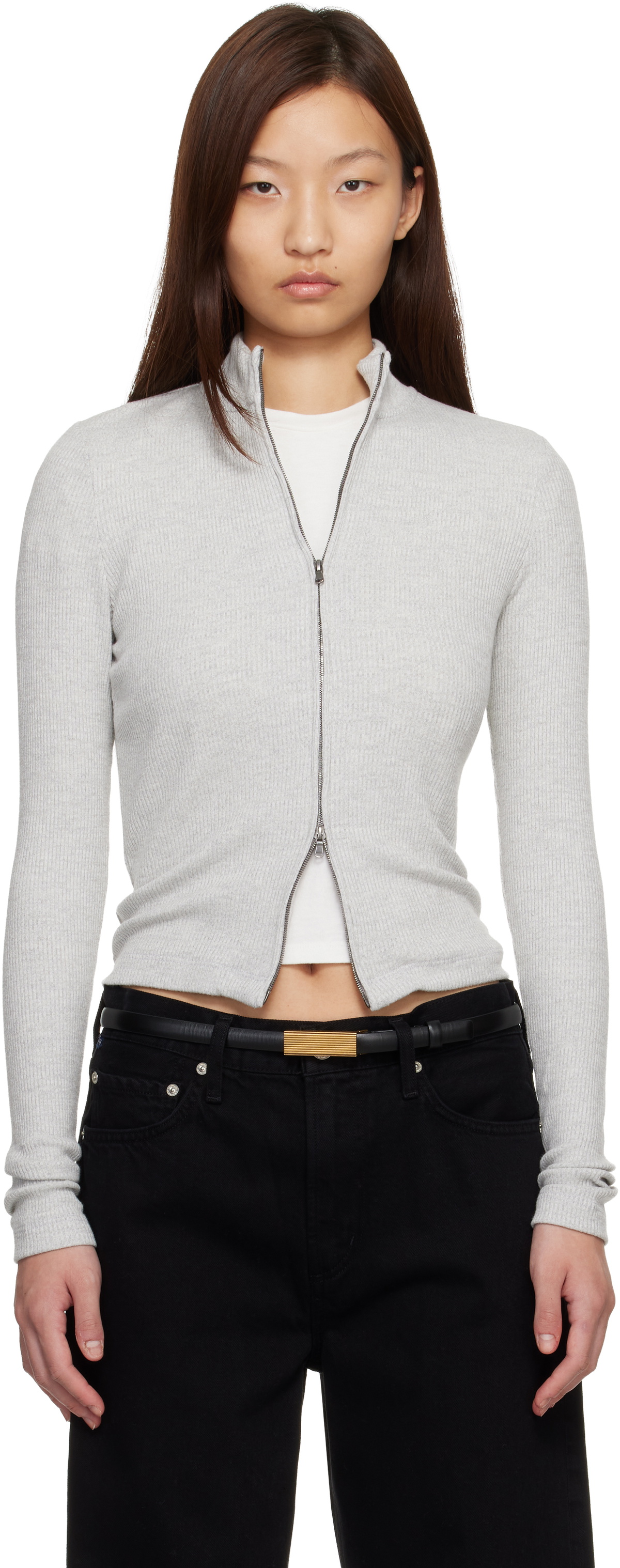 Citizens of Humanity Gray Zip Sweater