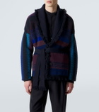 Giorgio Armani x Alanui cashmere-blend cardigan