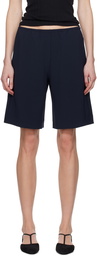 LESET Navy Arielle City Shorts