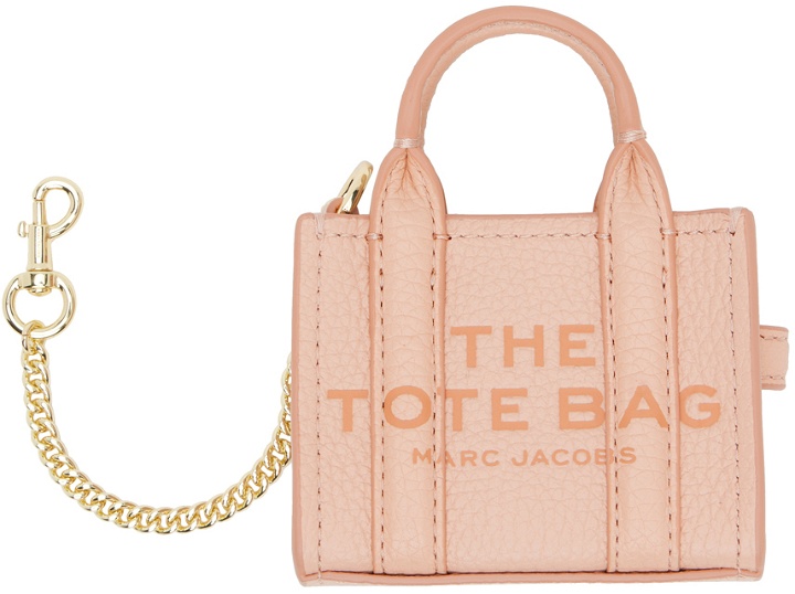 Photo: Marc Jacobs Gold & Black 'The Nano Tote Bag Charm' Keychain