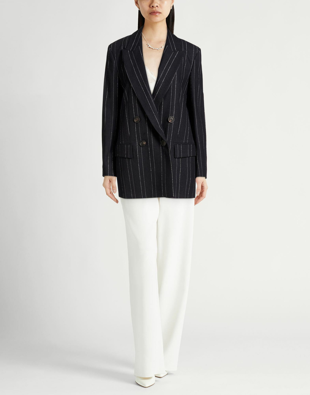 Peserico Womens Blazer Midnight in Blue