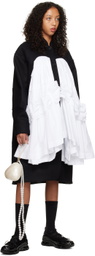 Simone Rocha SSENSE Exclusive Black Paneled Coat