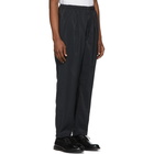 Lemaire Black Dry Silk Trousers