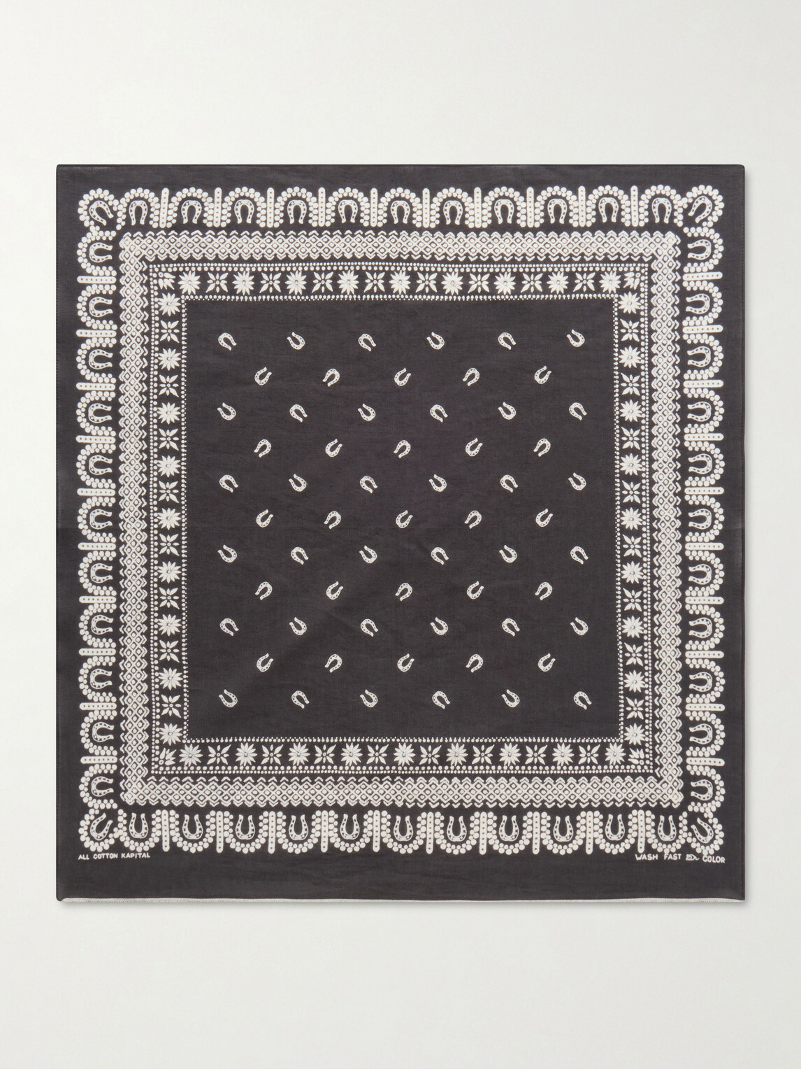 KAPITAL - Fastcolor Selvedge Printed Cotton Scarf
